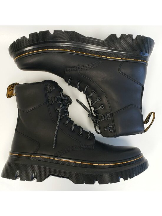 Dr. Martens Men\'s Tarik Utility Combat Ankle Boots in Black Leather Size 12 main image 5